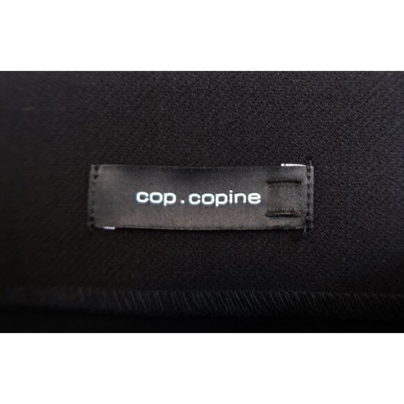 COP COPINE PARIS Sabik Square Neck Studded Crepe Top YOOX Garmentory 40 L $300 - Picture 6 of 15